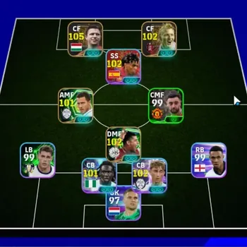 eFootball Accounts Legends & Iconic Players Android|Power 3068|Epic Ferenc Puskas,Frank Rijkaard,Dirk Kuyt,Eden Hazard|Show
