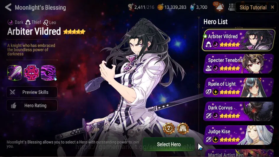 Epic Seven Accounts Starter GLOBAL Unverif|1 ML (Boss Arunka) + Schruel,Eda,Senya,Etc|PoH+Bless ON|3,7K SStone + 56K 4