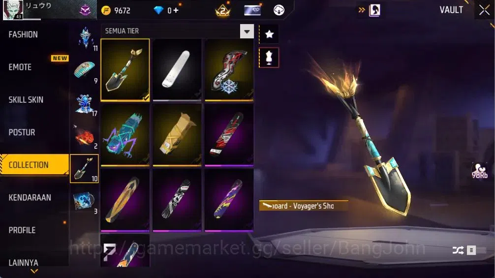 Free Fire Accounts Indonesia | 2 Evo(UMP-BOOYAH DAY 2021 Lv2,M60-DREA image 16