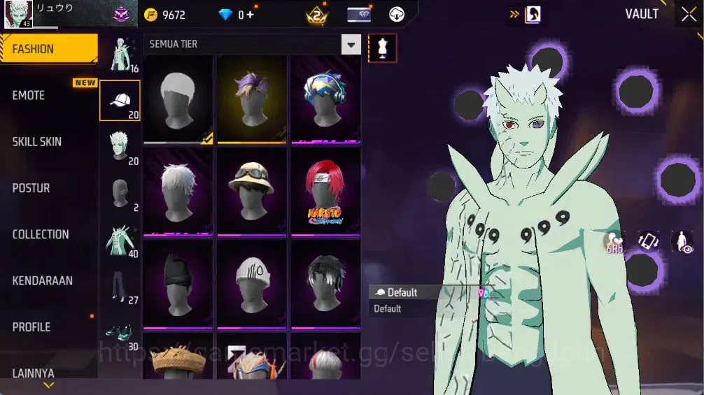 Free Fire Accounts Indonesia | 2 Evo(UMP-BOOYAH DAY 2021 Lv2,M60-DREA image 5