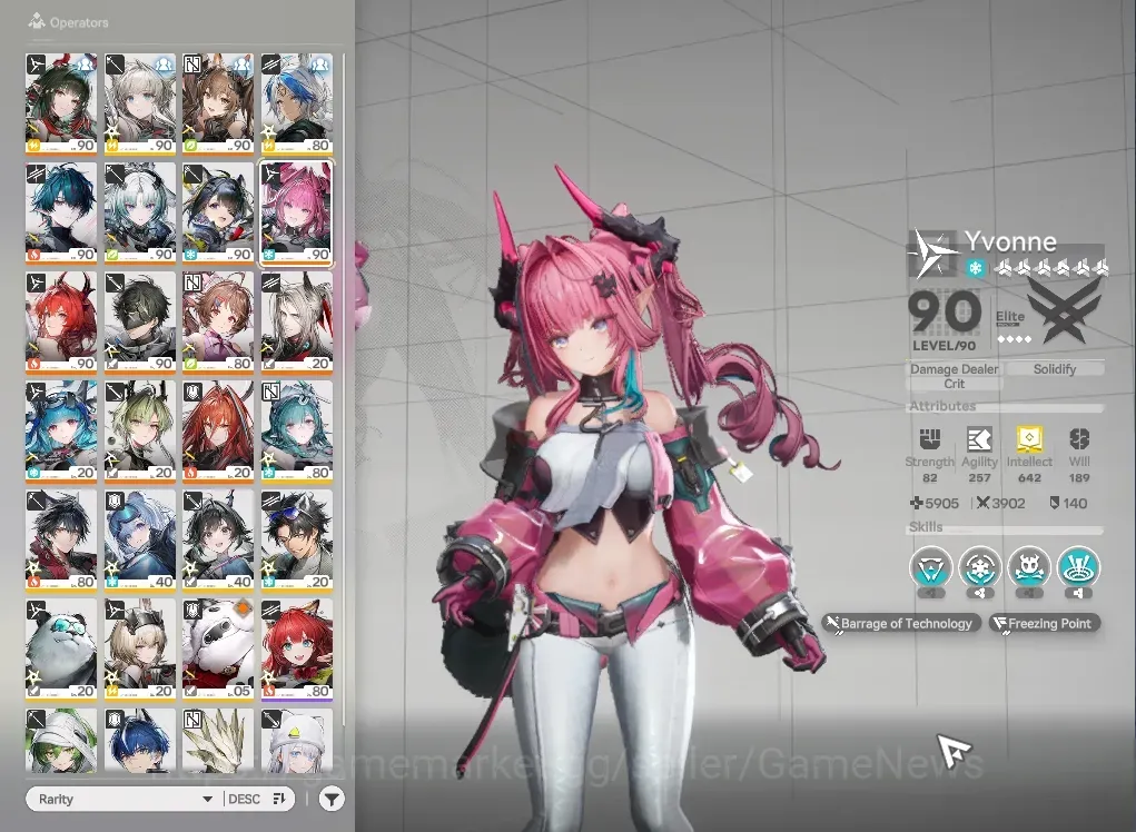 Arknights: Endfield Accounts Asia|Lv 60|13 SSR 7 Limited|(Yvonne,Arcane,Camille,Tangtang,Fangyi,Laevatain)+Sign,Gilberta 1