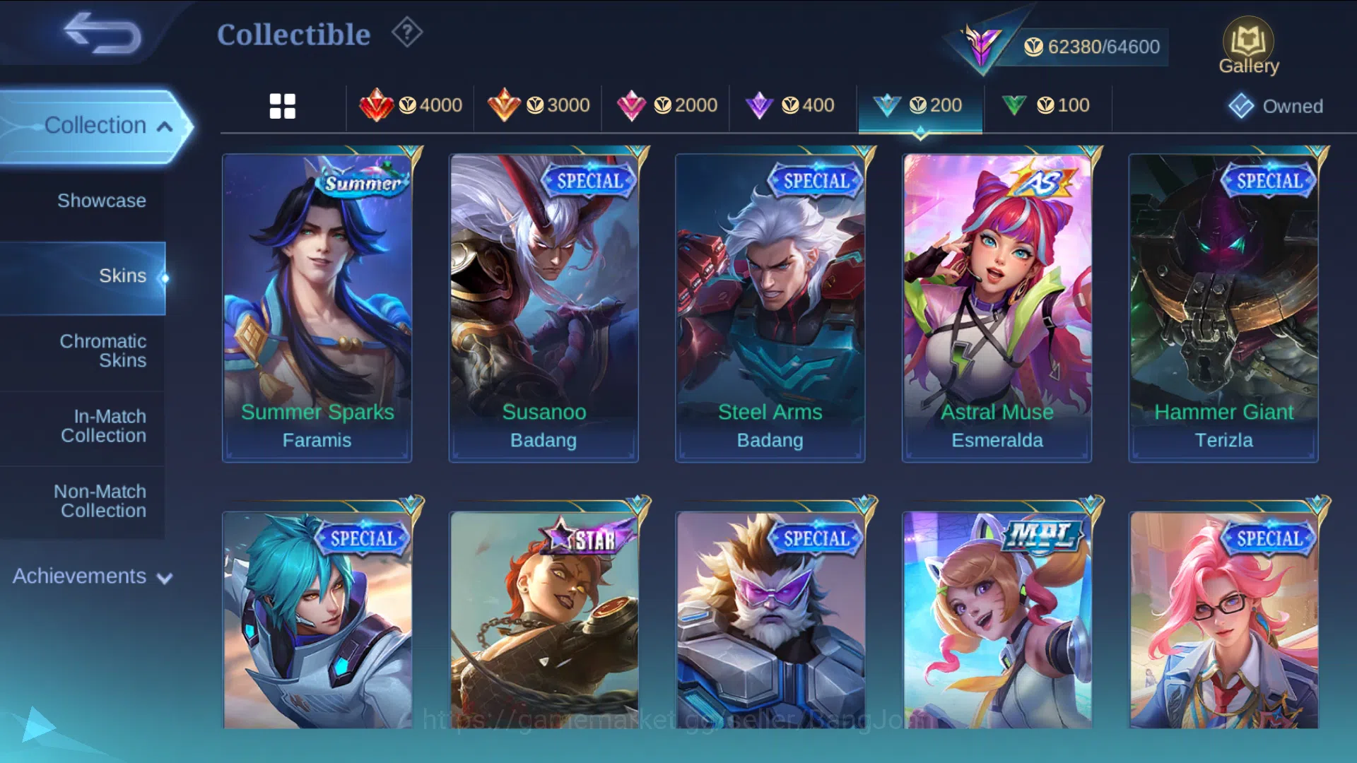 Mobile Legends: Bang Bang Accounts hero 130 | skin 243 | prime yu zhong, prime claude image 13