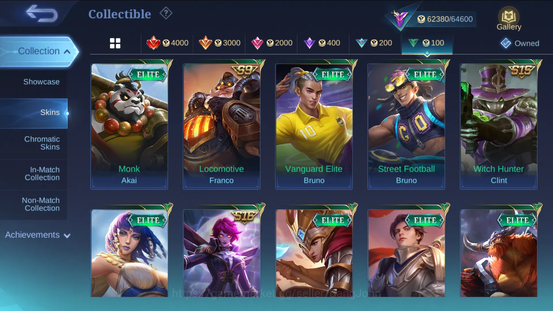Mobile Legends: Bang Bang Accounts hero 130 | skin 243 | prime yu zhong, prime claude image 16