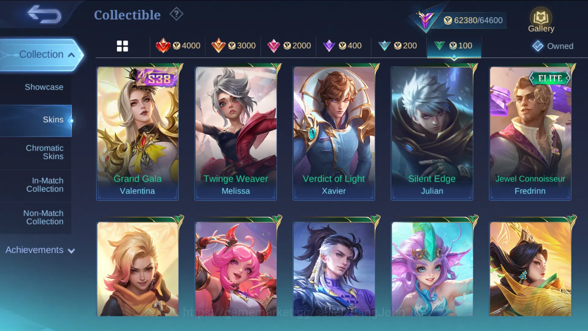 Mobile Legends: Bang Bang Accounts hero 130 | skin 243 | prime yu zhong, prime claude image 17