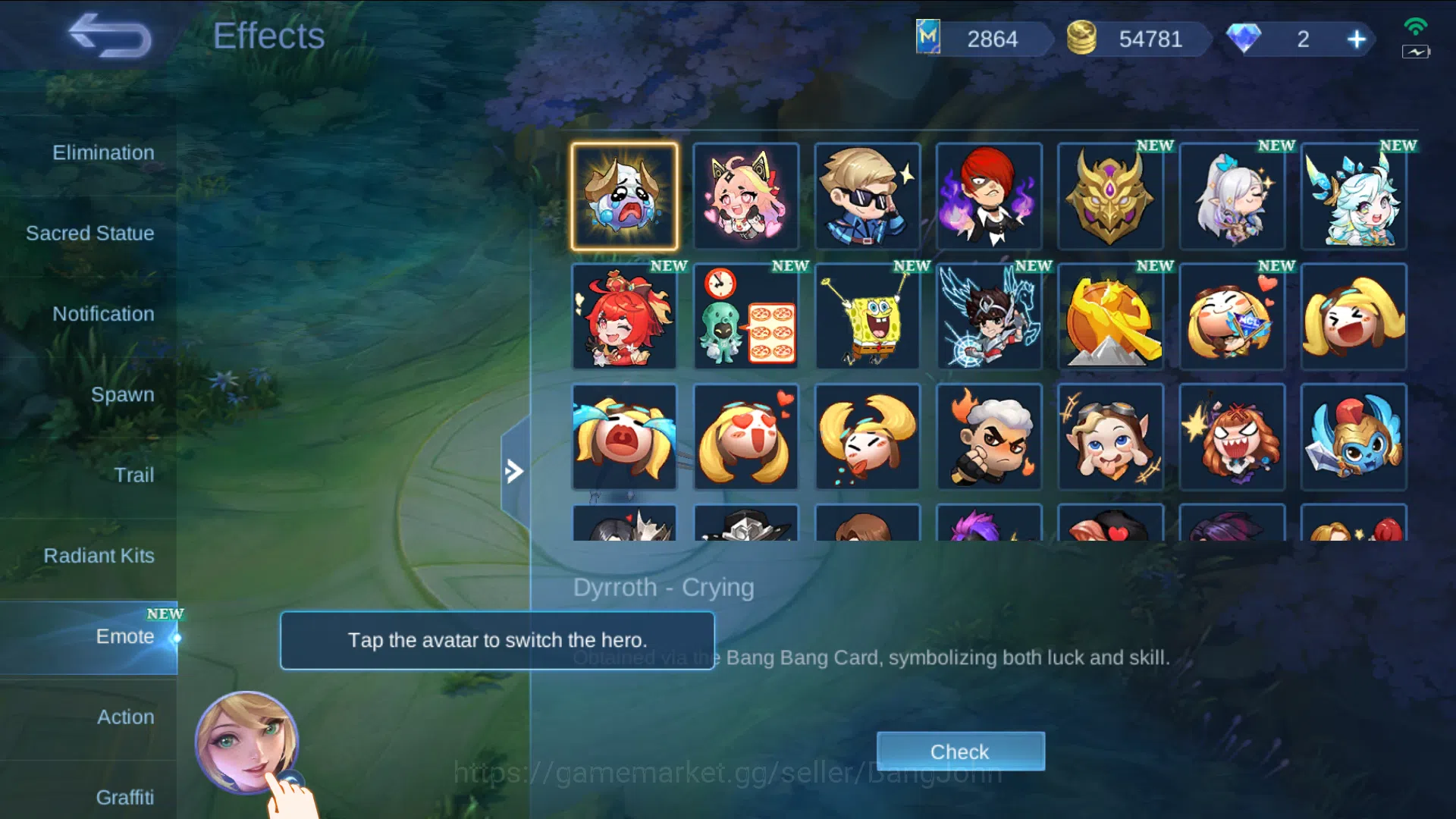 Mobile Legends: Bang Bang Accounts hero 130 | skin 243 | prime yu zhong, prime claude image 20