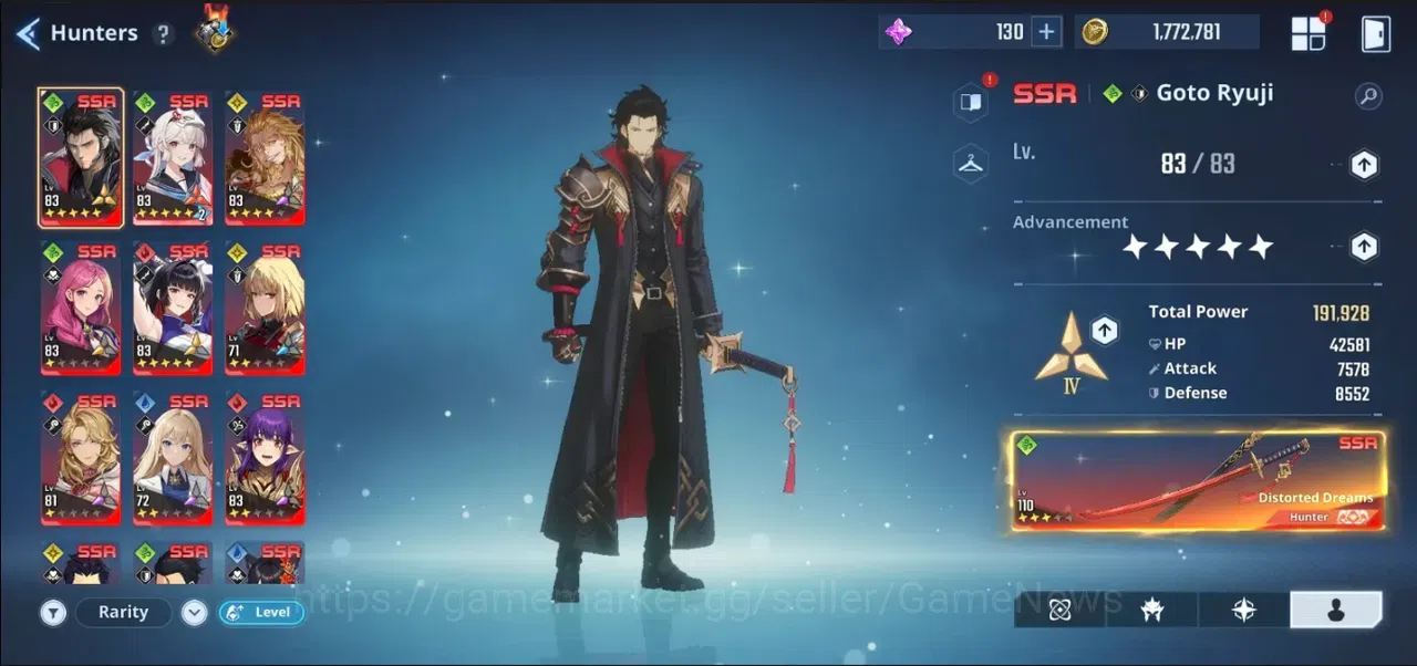 Solo Leveling: ARISE Accounts Power 753k |20 SSR|GotoA5+SignA3 + MireiA5+SignA5 + ThomasA4 + KanaeA5+SignA5 + Etc| Log 2