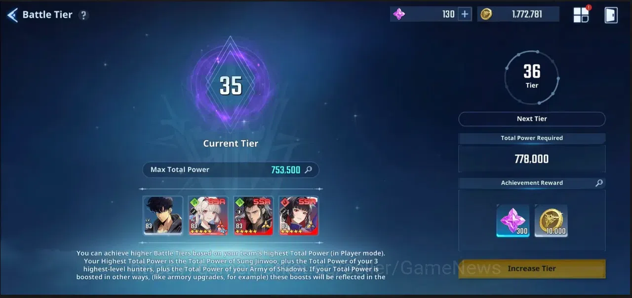 Solo Leveling: ARISE Accounts Power 753k |20 SSR|GotoA5+SignA3 + MireiA5+SignA5 + ThomasA4 + KanaeA5+SignA5 + Etc| Log 6