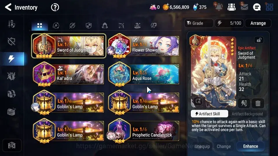 Epic Seven Accounts GLOBAL|UnVerif|13 ML(LOT Scales,NM Luna,BArunka,St image 12