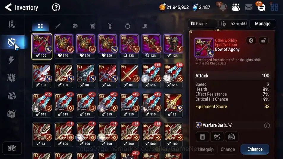 Epic Seven Accounts GLOBAL Unverif|New Era|17 ML(Salome,NM Luna,Ruele  image 14