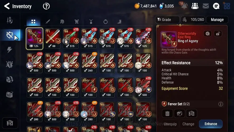 Epic Seven Accounts High-End GLOBAL UnVerif|New Era|9 ML (Schol Nurse Yulha,LC Bellona,Belian),AB Fumyr,Setsuka,etc|2,2k 19