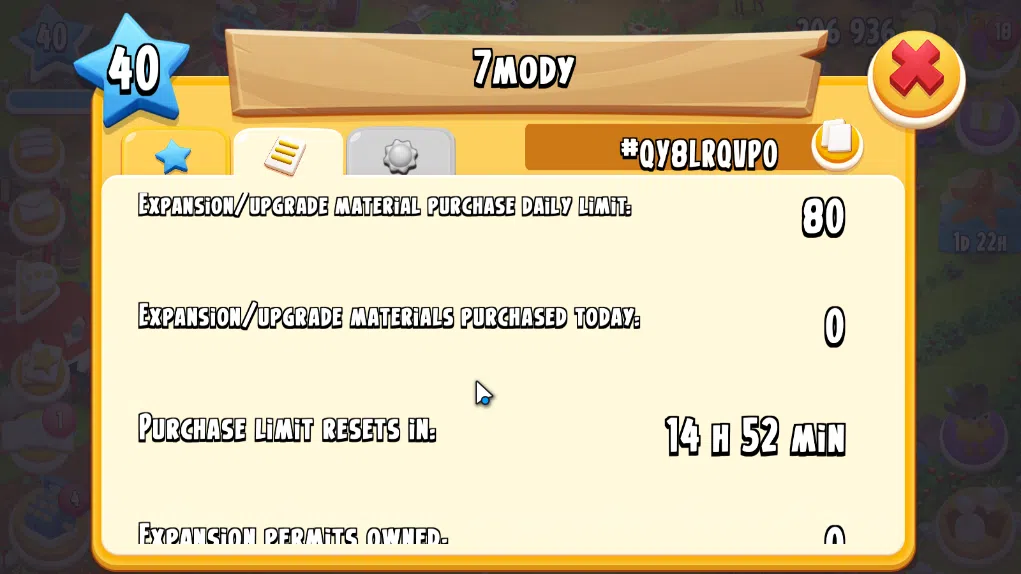 Hay Day Accounts Level 40 | Barn Storage 1100 + Silo Storage 625 | 206k Coins, 44 Diamonds |CN ON|Log Supercell ID|Take 14