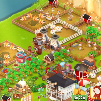 Hay Day Accounts Level 40 | Barn Storage 1100 + Silo Storage 625 | 206k Coins, 44 Diamonds |CN ON|Log Supercell ID|Take