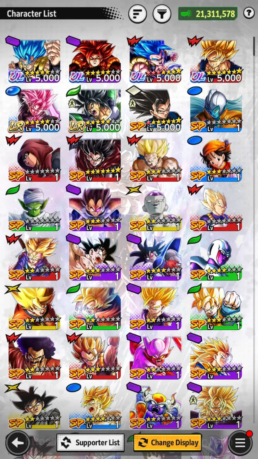 Dragon Ball Legends Accounts Android |Lvl 149|21M Total Power|2 LR|4 UL|LR Goku image 12