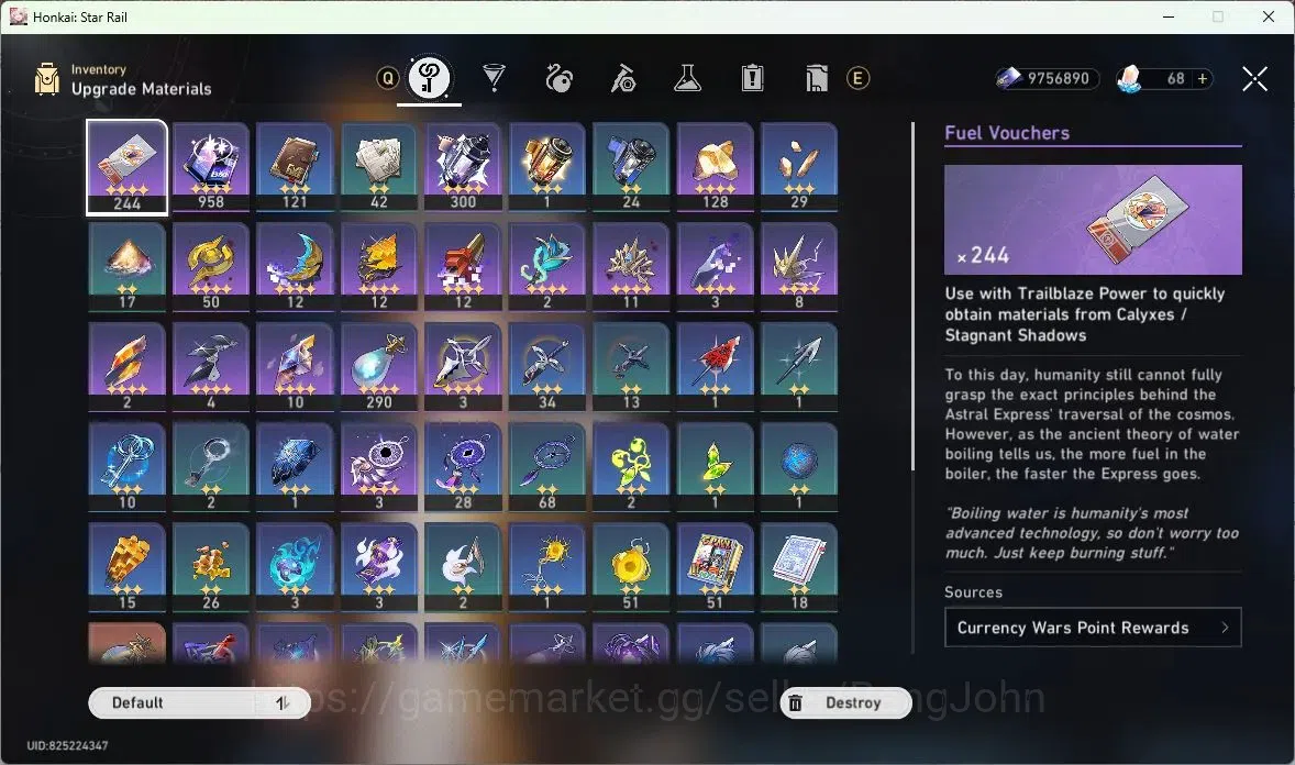 Honkai Star Rail Accounts ASIA | TL 60 | 8 LIMIT | HUO HUO | SILVER WOLF | D image 12
