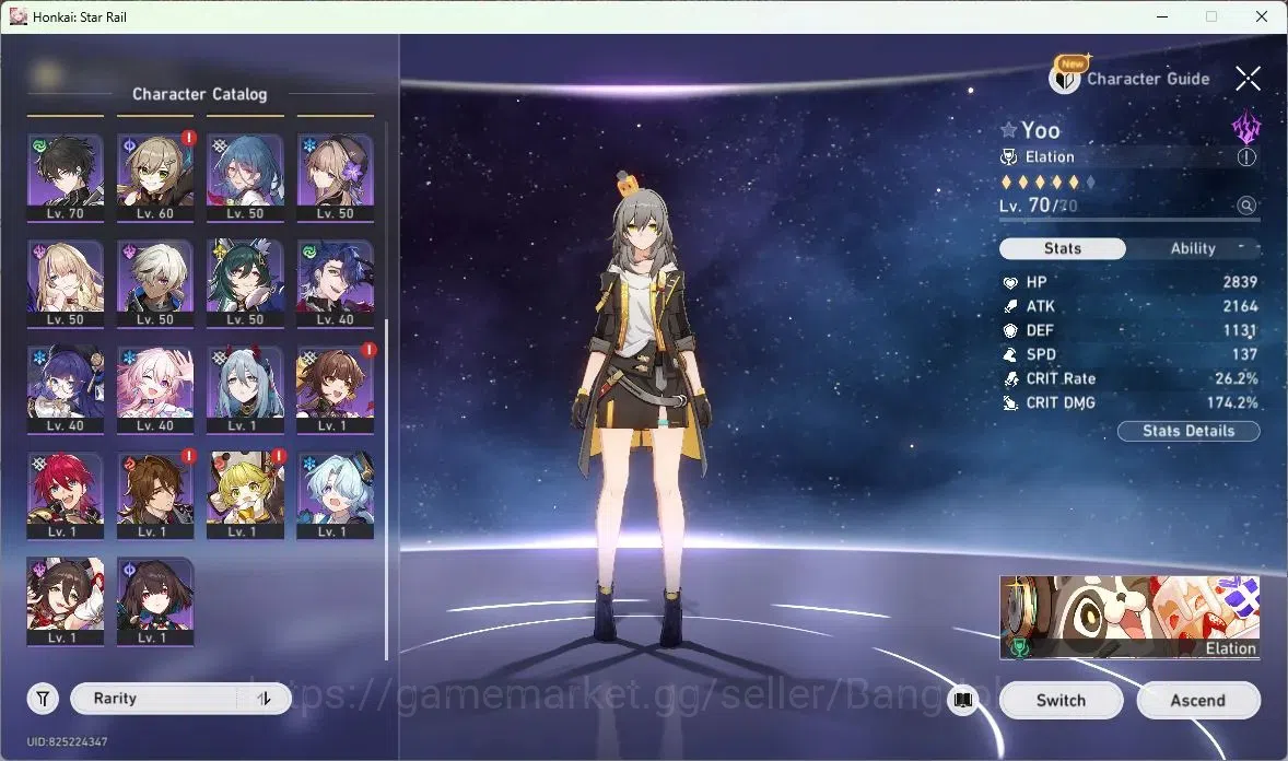 Honkai Star Rail Accounts ASIA | TL 60 | 8 LIMIT | HUO HUO | SILVER WOLF | D image 2