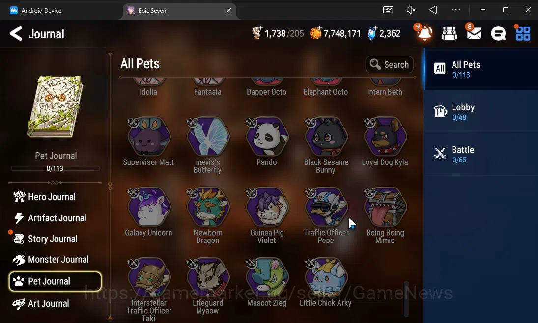 Epic Seven Accounts ASIA UnVerif| 3 ML (FL Lidica,LC Bellona,Fall Ceci image 11
