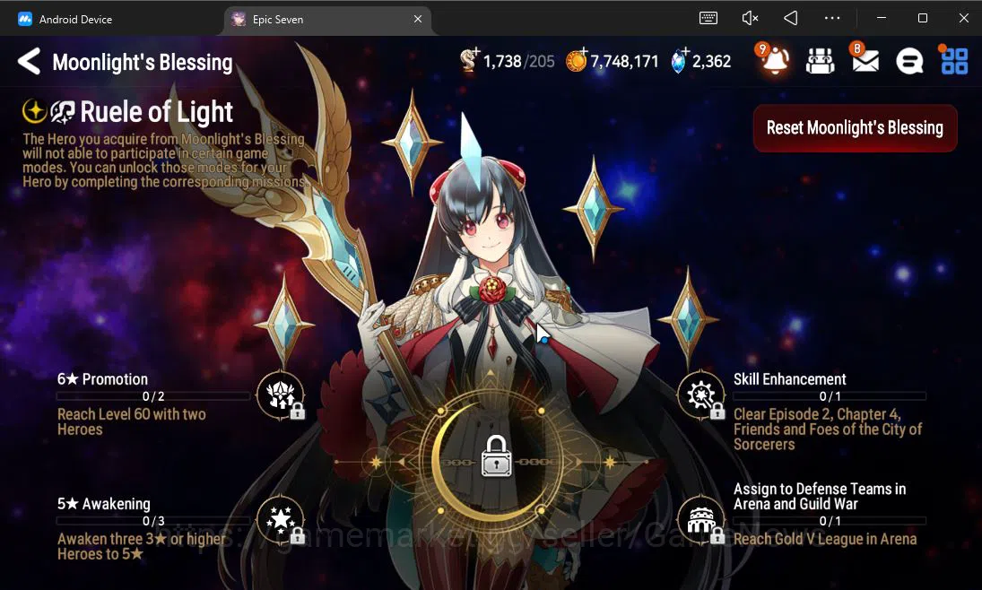 Epic Seven Accounts ASIA UnVerif| 3 ML (FL Lidica,LC Bellona,Fall Ceci image 18