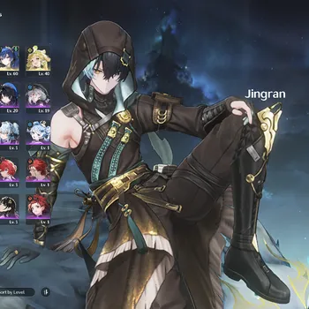 Wuthering Waves Accounts Mid-Game SEA |UL 36|2 Limited (Jingran, Iuno +Signature)|Low Exploration|Data Bank Lv 17|Male