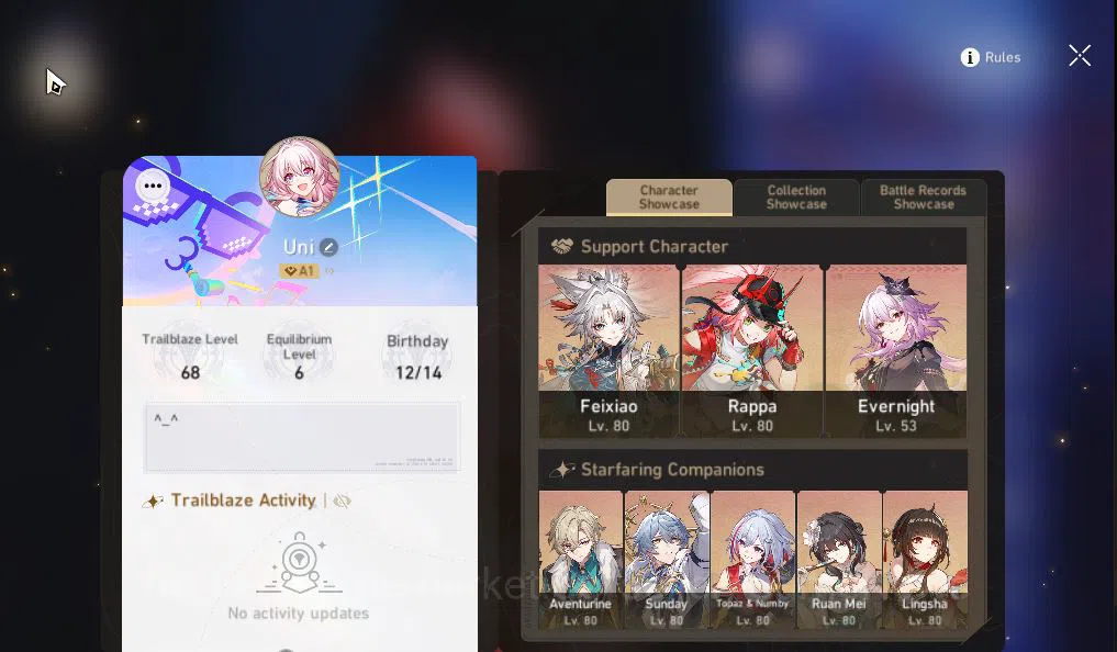 Honkai Star Rail Accounts Asia|TL 68|11 Limited|Evernight,Sunday,Lingsha E1, image 2
