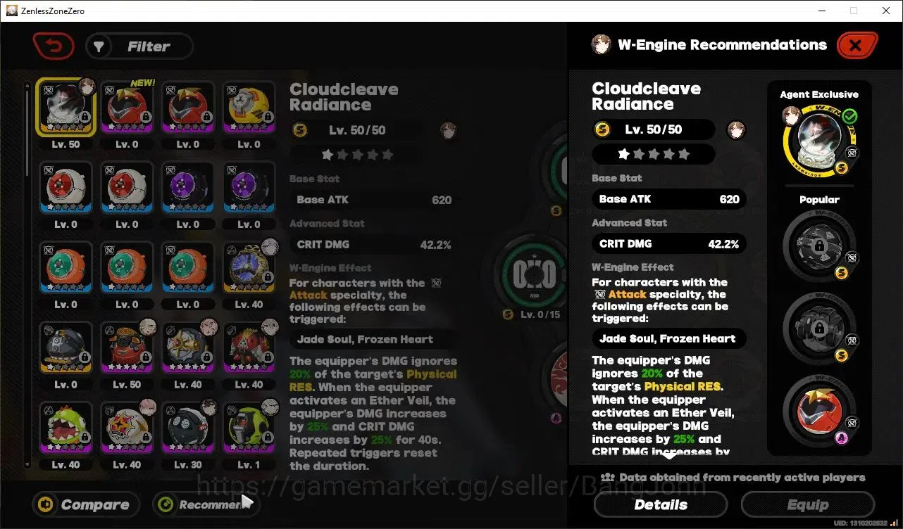 Zenless Zone Zero Accounts Starter Asia | Lvl 40 | 2 Limited (Ye Shunguang+Sign,Velina+Sign) | ALL UNSET | 2 S-Rank Bangboo 5