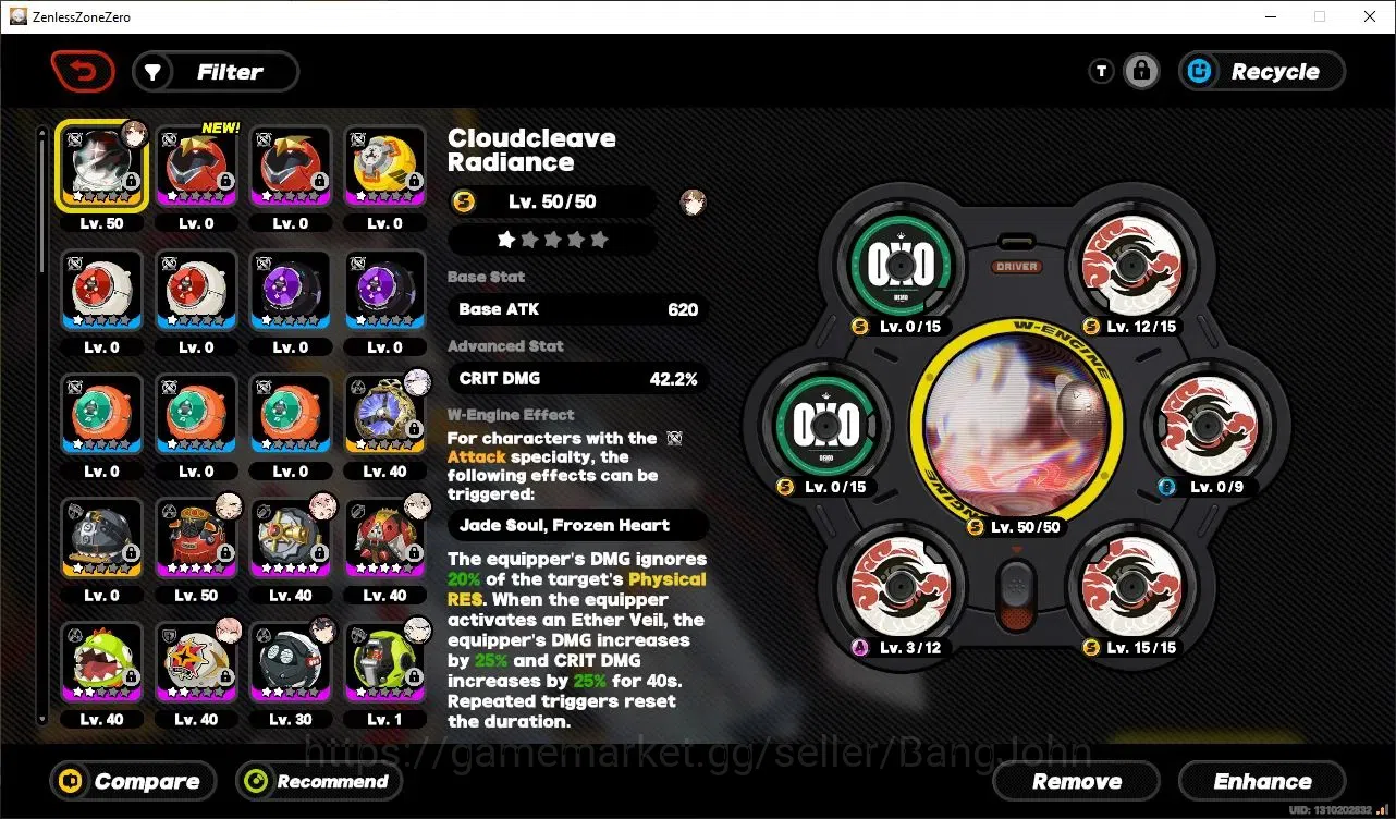 Zenless Zone Zero Accounts Starter Asia | Lvl 40 | 2 Limited (Ye Shunguang+Sign,Velina+Sign) | ALL UNSET | 2 S-Rank Bangboo 6