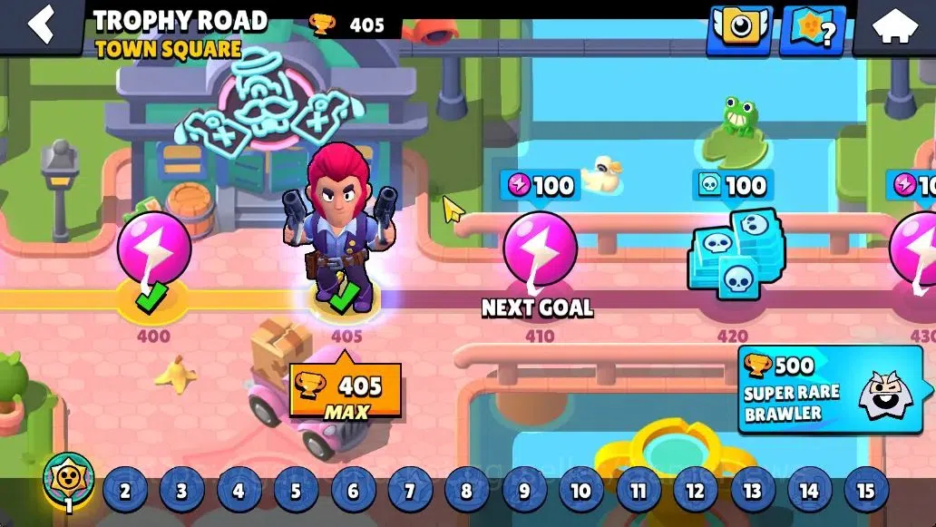 Brawl Stars Accounts 405 Trophy|12K Coins|16 Brawlers Myth Buzz|13 Skin|1 Myth Skin [Rude Lou] 1 Epic 1 SR|41 Gem 4K PP|Cn 15