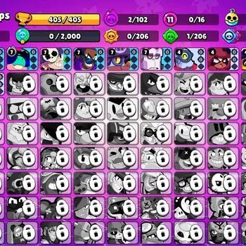 Brawl Stars Accounts 405 Trophy|12K Coins|16 Brawlers Myth Buzz|13 Skin image 1