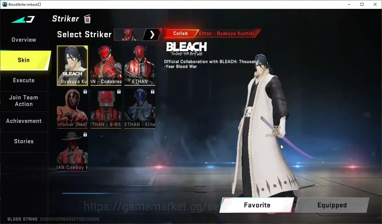 Blood Strike Accounts ASIA|Collab 7DS[AK47,Karl98,QBZ95],BLEACH Byakuya+ image 3