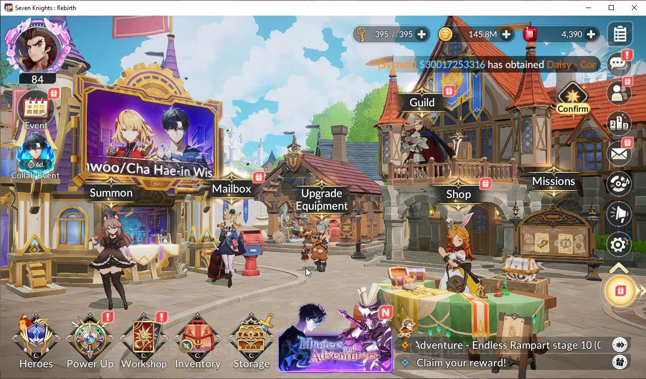 Seven Knights Re:Birth Accounts Global Sea|3 Ex-7k [Gelidus,Fai,Rosie]& 17 TC6+[Te image 1