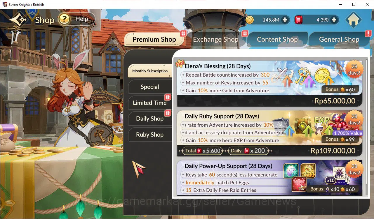 Seven Knights Re:Birth Accounts Global Sea|3 Ex-7k [Gelidus,Fai,Rosie]& 17 TC6+[Te image 14