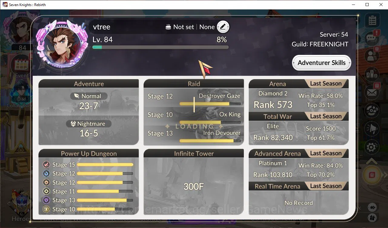 Seven Knights Re:Birth Accounts Global Sea|3 Ex-7k [Gelidus,Fai,Rosie]& 17 TC6+[Te image 2