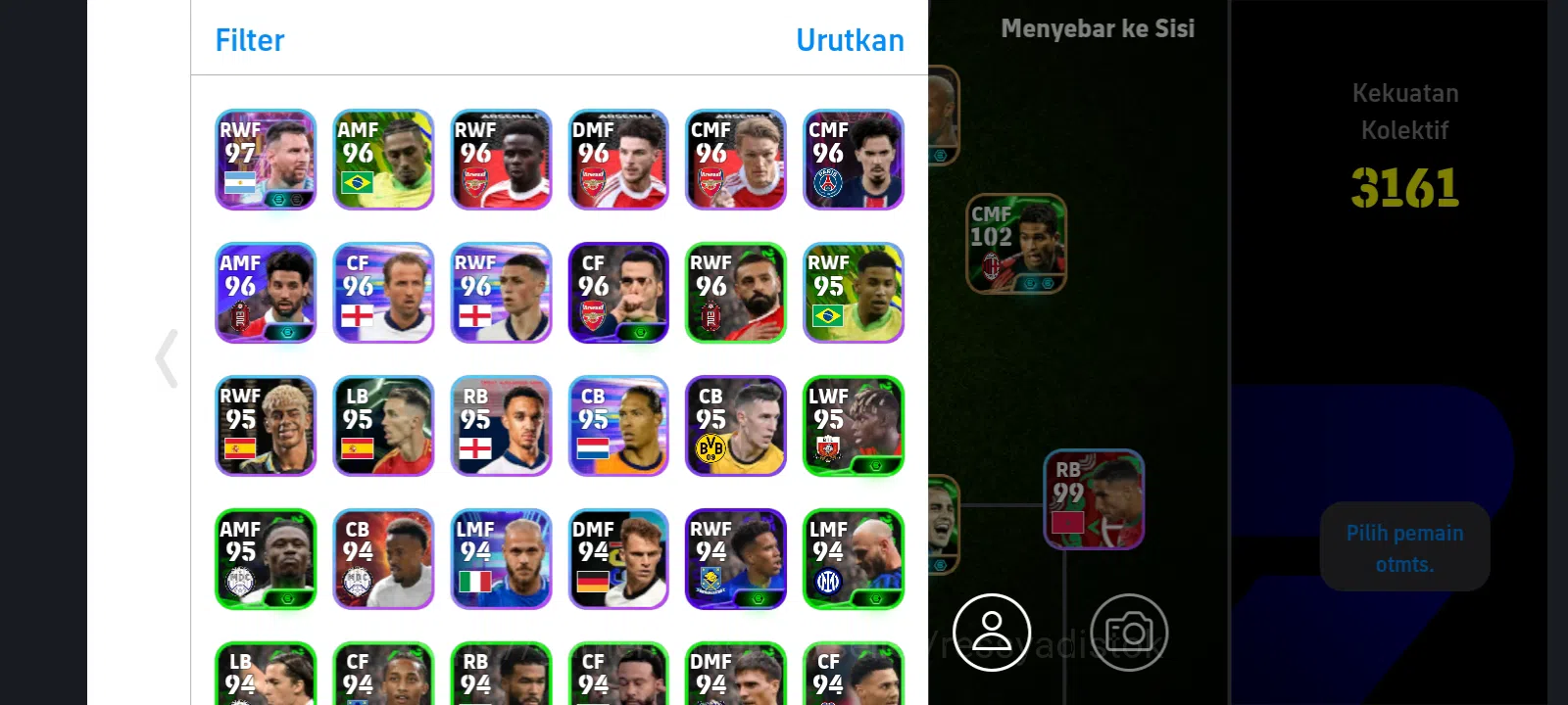 eFootball Accounts Legends & Iconic Players EFOOTBALL | BIG TIME NEYMAR, BEBETO, EDEN HAZARD, SERGINHO, F CANAVARO, K DE 2