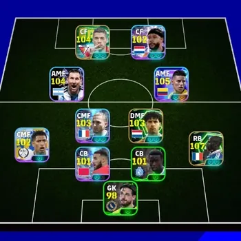 eFootball Accounts Legends & Iconic Players Android|PW3164|JamesRodriguezShowT,MemphisDepayShow T,Lillan Thuram Epic,Luis