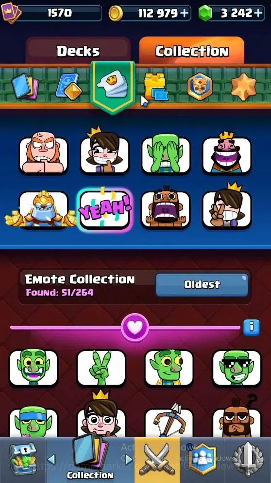 Clash Royale Accounts High-End Lv 1570|Trophy 11593|KTL 15|Card 122|4 Max|6 Hero 10 EVO 8 Champ 22 Legend 33 Epic 30 Rare 7
