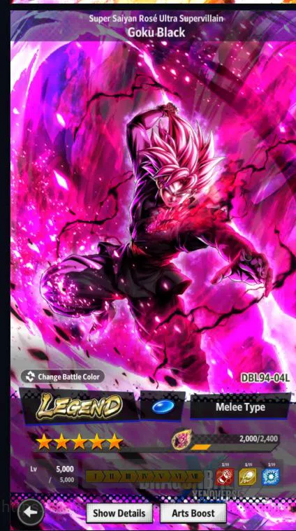 Dragon Ball Legends Accounts Lvl 150|17,8M Total Power|2LR|SSR Goku Black,Badro image 4