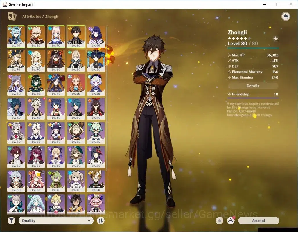 Genshin Impact Accounts Asia|AR 57|9 Limit +5(*5WEP)|Navia+Sign,Raiden,Kok image 3