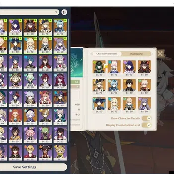 Genshin Impact End Game Asia|AR 57|9 Limit +5(*5WEP)|Navia+Sign,Raiden,Kok image 1