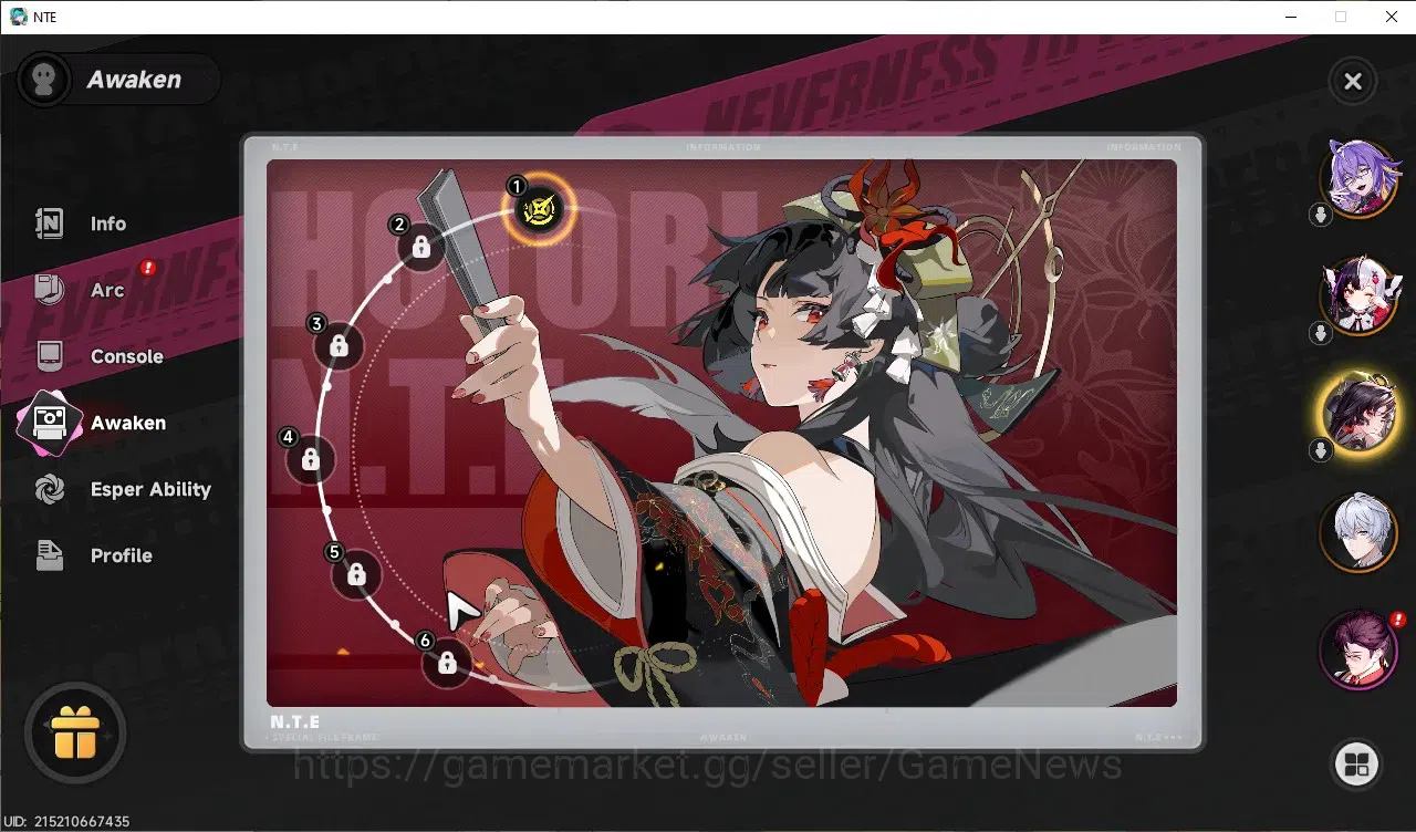 Neverness to Everness Accounts GLOBAL SEA|HL 3|3 SSR (Lacrimosa,HotoriA1),Fadia|1 image 3