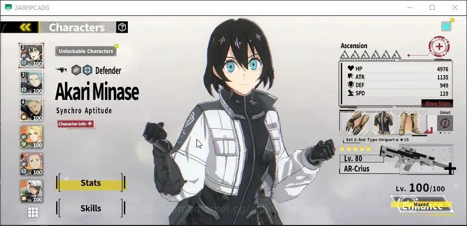 Kaiju No. 8 The Game Accounts [MOBILE] PR 63|20SSR(Zoee WU,Jura GD,Izumo CC,Hika image 11