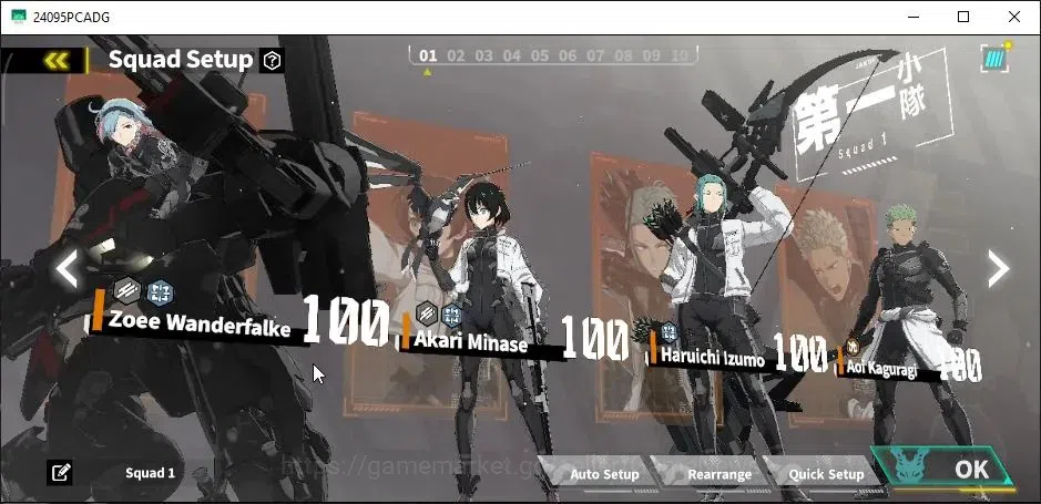 Kaiju No. 8 The Game Accounts [MOBILE] PR 63|20SSR(Zoee WU,Jura GD,Izumo CC,Hika image 12