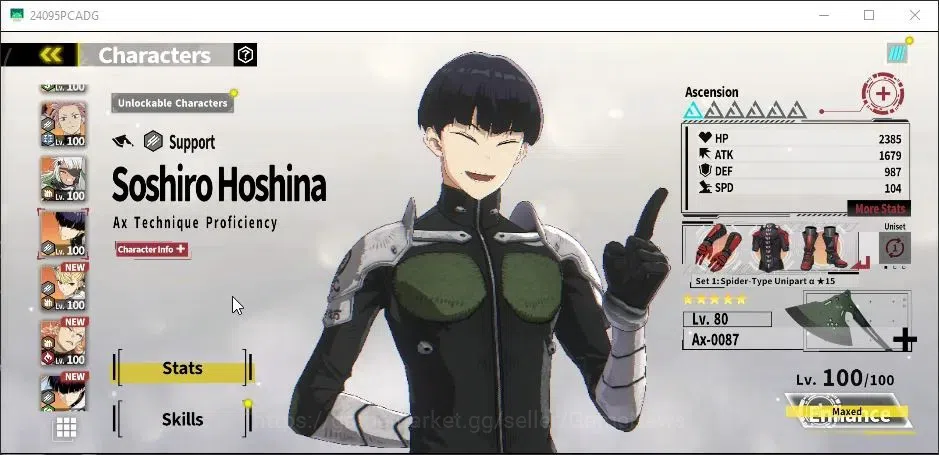 Kaiju No. 8 The Game Accounts [MOBILE] PR 63|20SSR(Zoee WU,Jura GD,Izumo CC,Hika image 6
