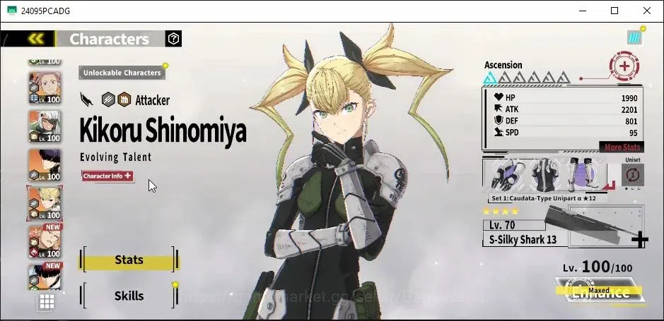 Kaiju No. 8 The Game Accounts [MOBILE] PR 63|20SSR(Zoee WU,Jura GD,Izumo CC,Hika image 7
