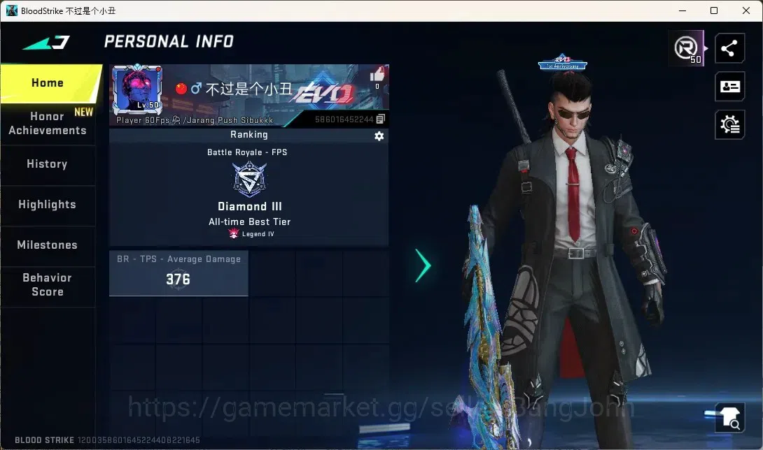 Blood Strike Accounts Others ASIA | 1 EVO: FAL | 1 Eternal: M700 Lv.3 | 2 Collab Guns | Ultra Melee: Iron Staff | 8 Ultar 1