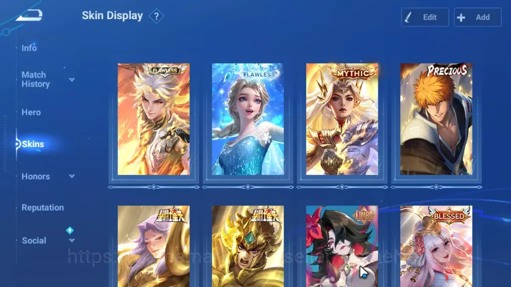 Honor of Kings Accounts Rare Skin Hero112 Skin222|Flawless Yao,Frozen LadyZhen,Mythic Mulan,BLEACH Ichigo,SaintSei 3