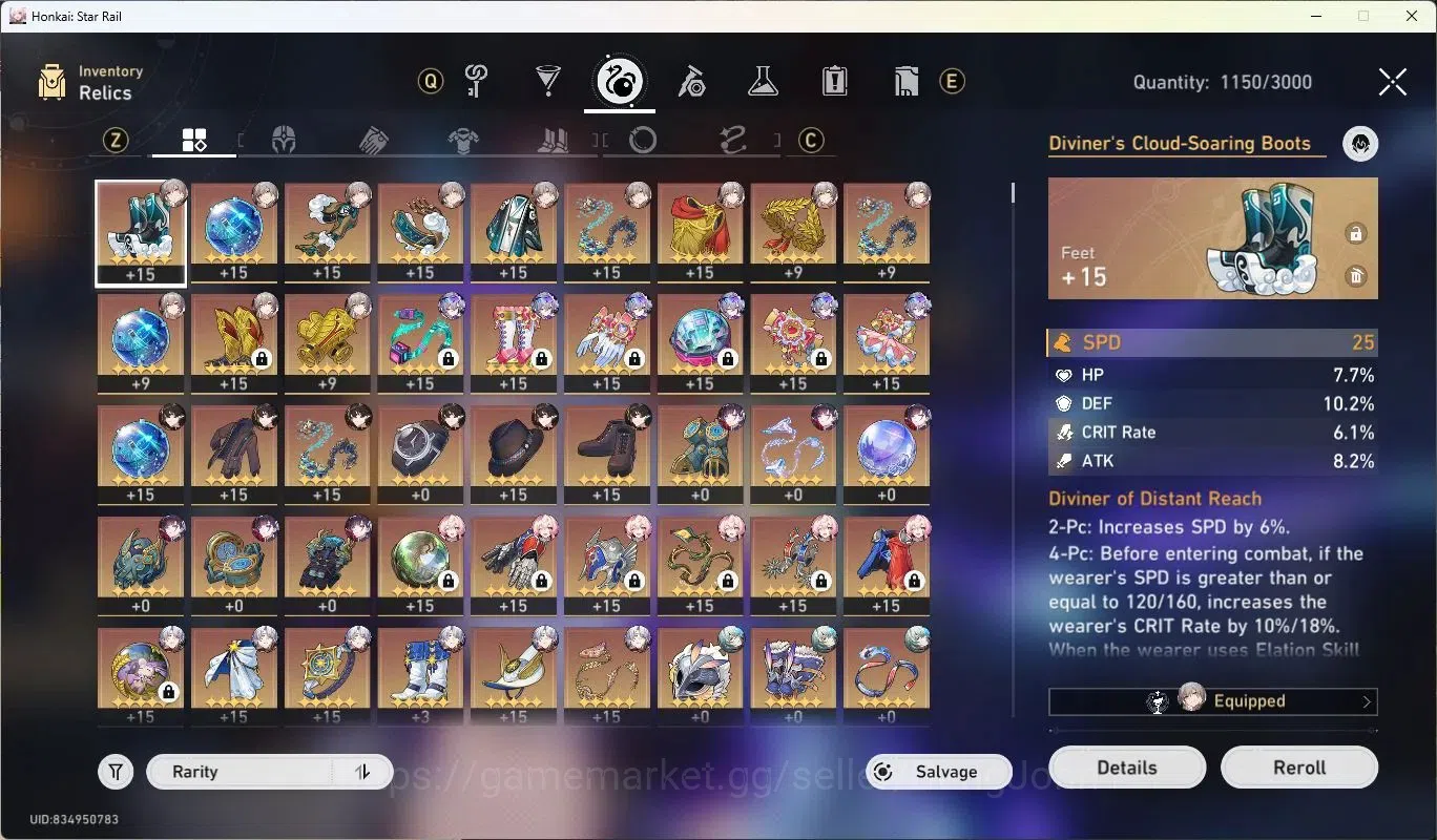 Honkai Star Rail Accounts ASIA |TL 70|17 Lim 5* Char+Sign|[Silver Wolf,Aglae image 10