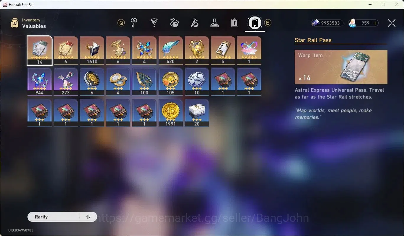 Honkai Star Rail Accounts ASIA |TL 70|17 Lim 5* Char+Sign|[Silver Wolf,Aglae image 14