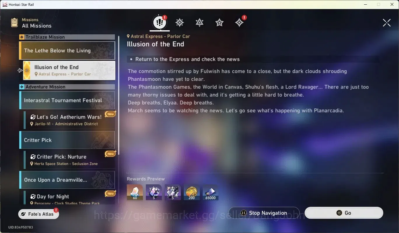 Honkai Star Rail Accounts ASIA |TL 70|17 Lim 5* Char+Sign|[Silver Wolf,Aglae image 15