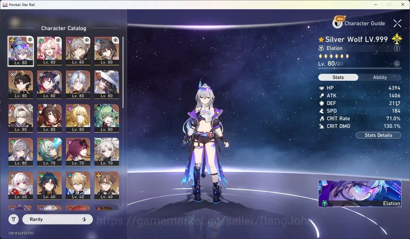 Honkai Star Rail Accounts ASIA |TL 70|17 Lim 5* Char+Sign|[Silver Wolf,Aglae image 2