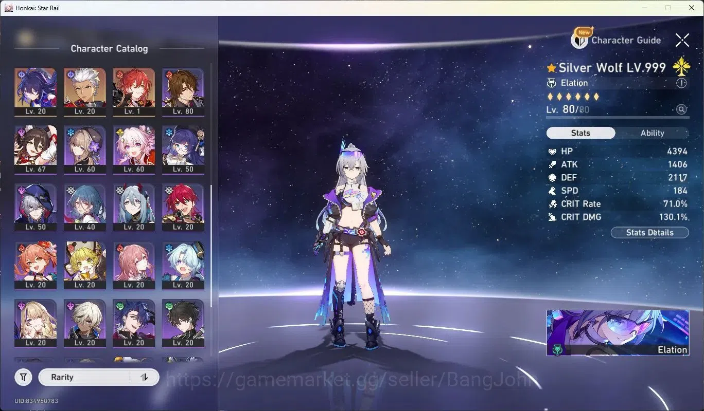 Honkai Star Rail Accounts ASIA |TL 70|17 Lim 5* Char+Sign|[Silver Wolf,Aglae image 3