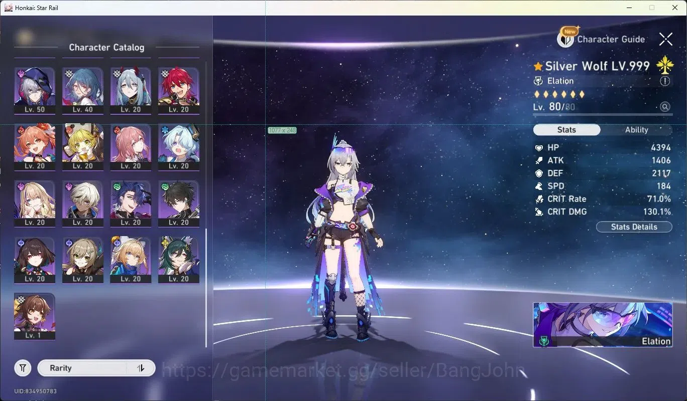 Honkai Star Rail Accounts ASIA |TL 70|17 Lim 5* Char+Sign|[Silver Wolf,Aglae image 4